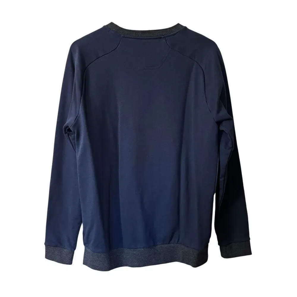 The North Face Crewneck Wicker FlashDry Long Sleeve blue Sweatshirt M